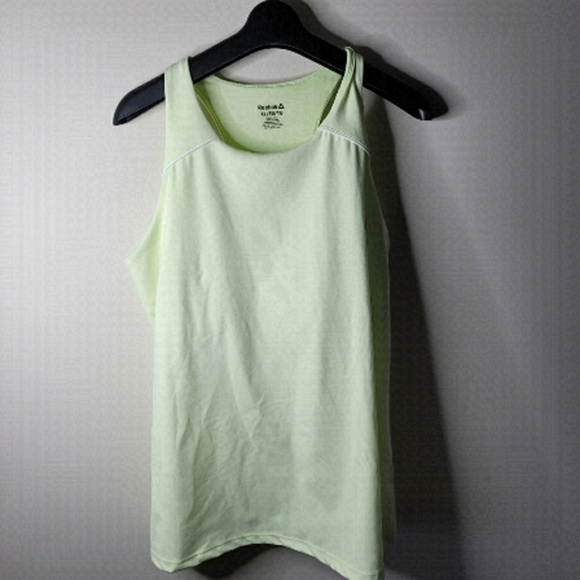 REEBOK Light Green  racer back tank top , built in bra light green  Size XLarge - Picture 1 of 7